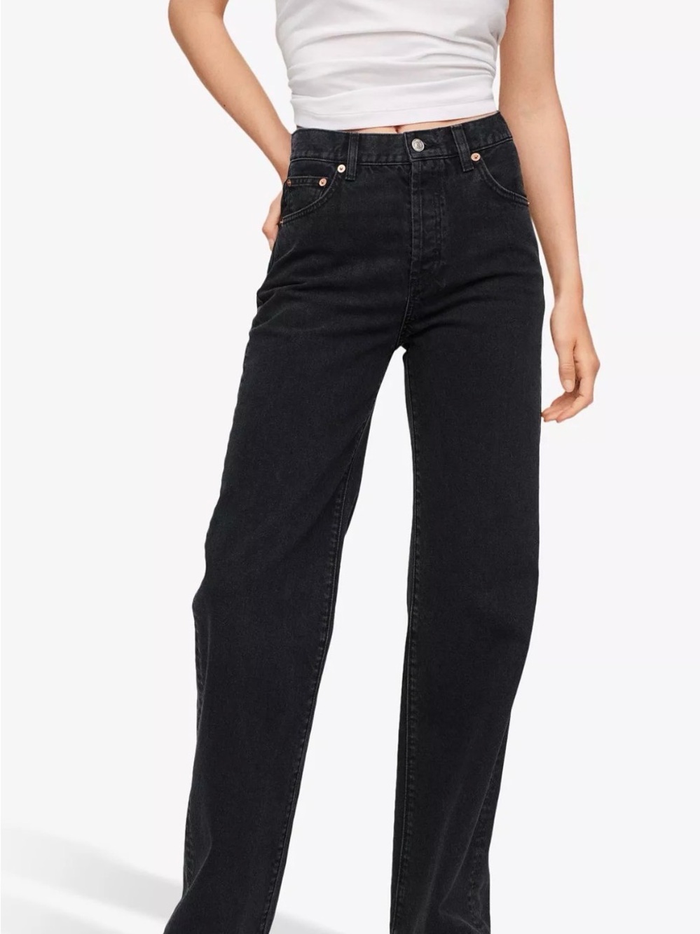 Mango x KAIA Straight Leg Jeans